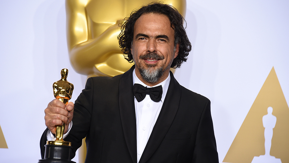 Mandatory Credit: Photo by Jordan Strauss/Invision/AP/REX/Shutterstock (9056723hr)
Alejandro G. Inarritu poses in the press room with the award for best director for â?œThe Revenantâ?? at the Oscars, at the Dolby Theatre in Los Angeles
88th Academy Awards - Press Room, Los Angeles, USA